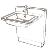 Électrique Lavabo Palonnier